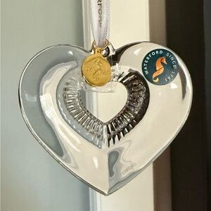 Waterford Crystal Heart with Gold Accents
